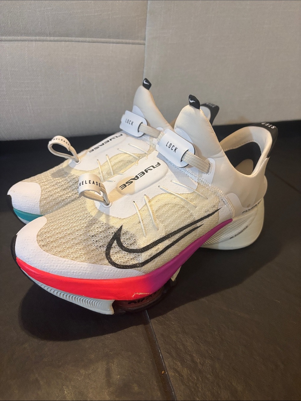 Nike Air Zoom Tempo NEXT Flyease White Multi Color